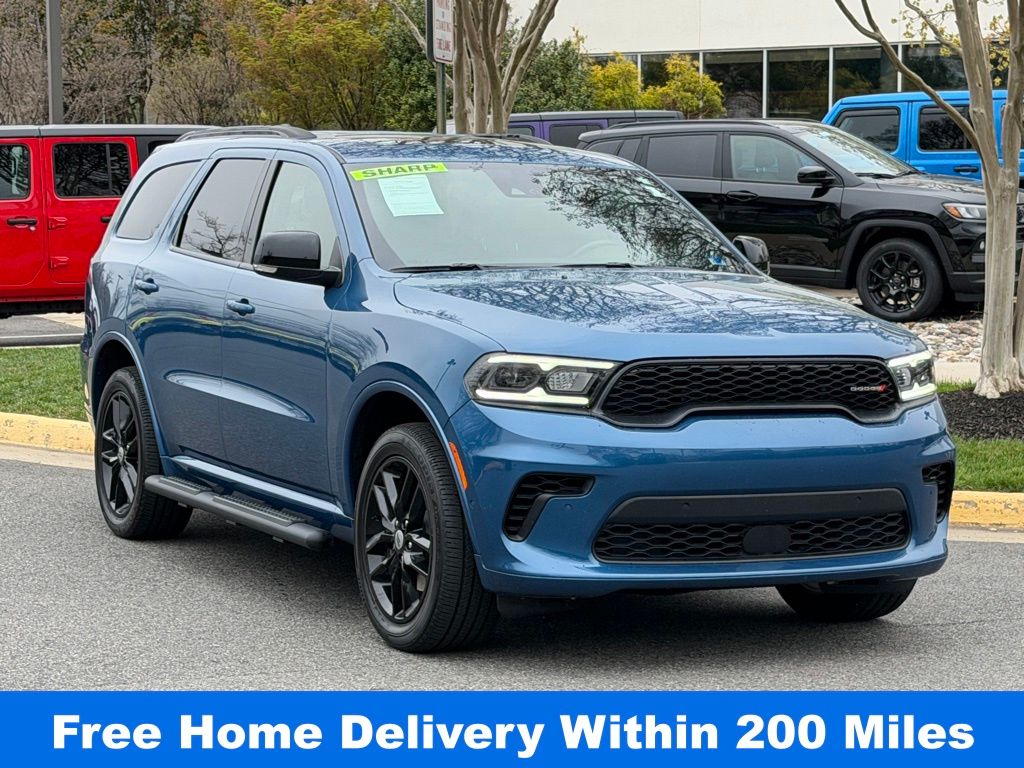 Blue (Frostbite Pearlcoat) 2024 Dodge Durango GT AWD SUV / Crossover All-Wheel Drive 8-Speed Automatic