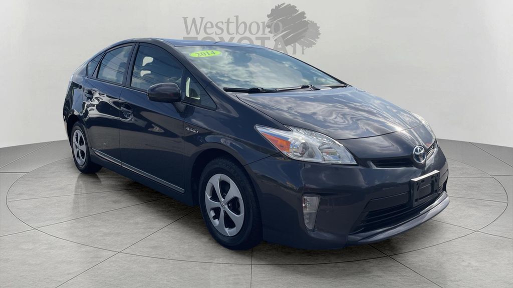 Winter Gray Metallic 2014 Toyota Prius Hatchback Front-Wheel Drive Continuously Variable Transmission