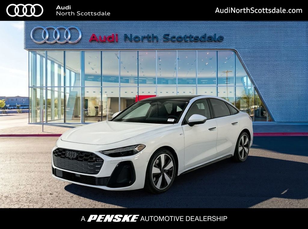 Glacier White 2026 Audi A5 Coupe All-Wheel Drive 7-Speed Automatic