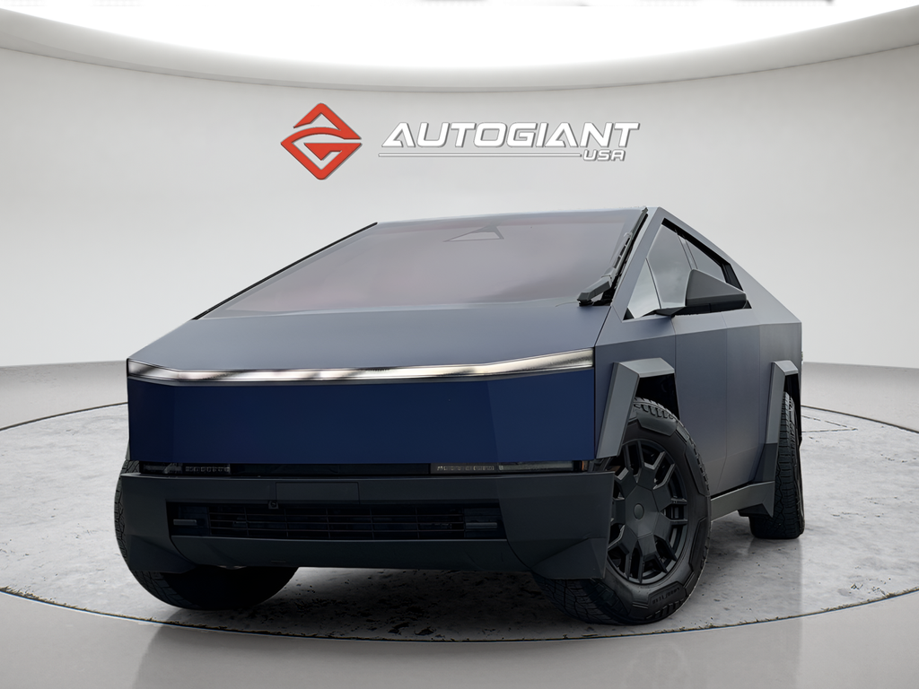 Blue 2024 Tesla Cybertruck Pickup Truck All-Wheel Drive 1-Speed Automatic