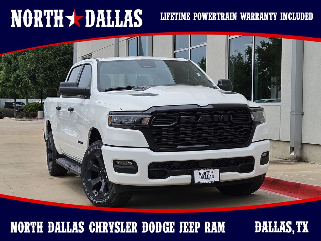 Bright White Clearcoat 2026 RAM 1500 Pickup Truck Four-Wheel Drive 8-Speed Automatic