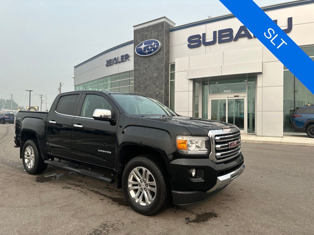 Onyx Black 2017 GMC Canyon Pickup Truck Four-Wheel Drive 8-Speed Automatic