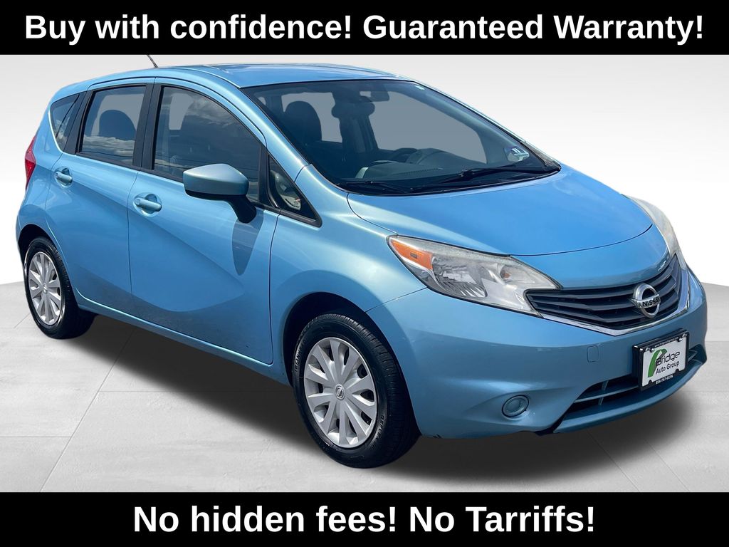 Morningsky Blue Metallic 2015 Nissan Versa Note Hatchback Front-Wheel Drive Continuously Variable Transmission
