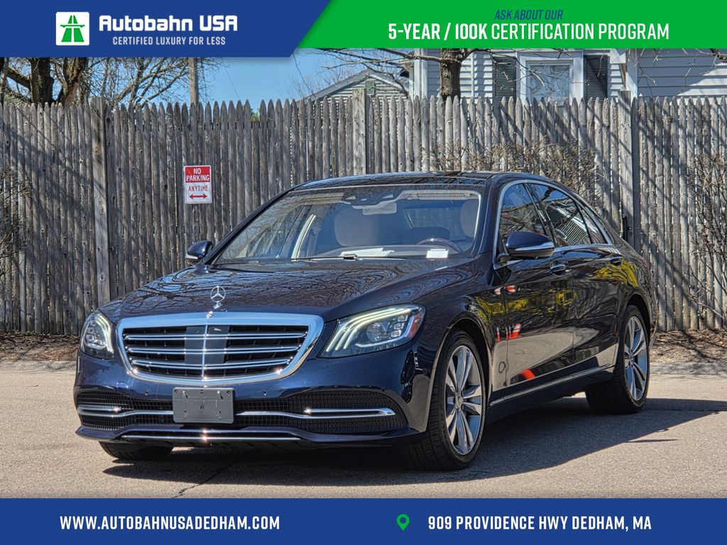 Blue 2020 Mercedes-Benz S-Class S 450 4MATIC Sedan AWD Sedan All-Wheel Drive 9-Speed Automatic