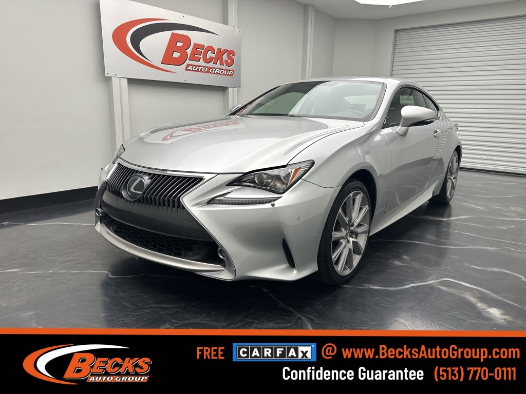 Silver 2015 Lexus RC Coupe All-Wheel Drive 6-Speed Automatic