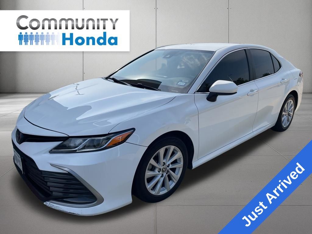 2022 Toyota Camry LE White at North Houston Mitsubishi