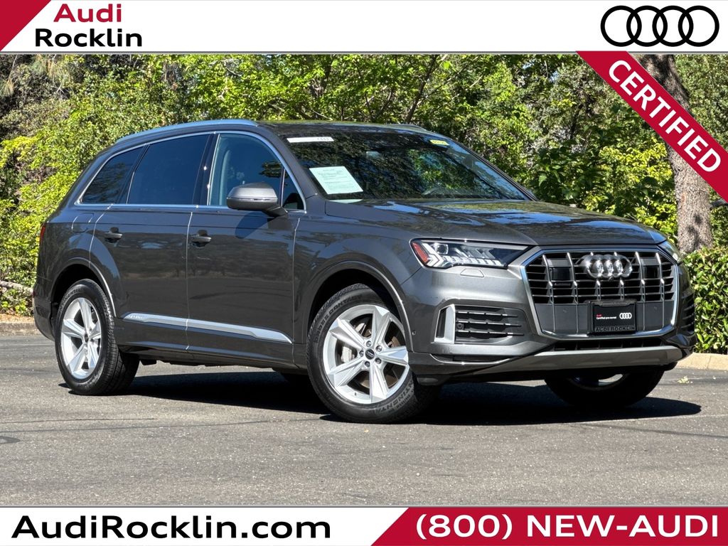 Gray Metallic 2023 Audi Q7 SUV / Crossover All-Wheel Drive 8-Speed Automatic
