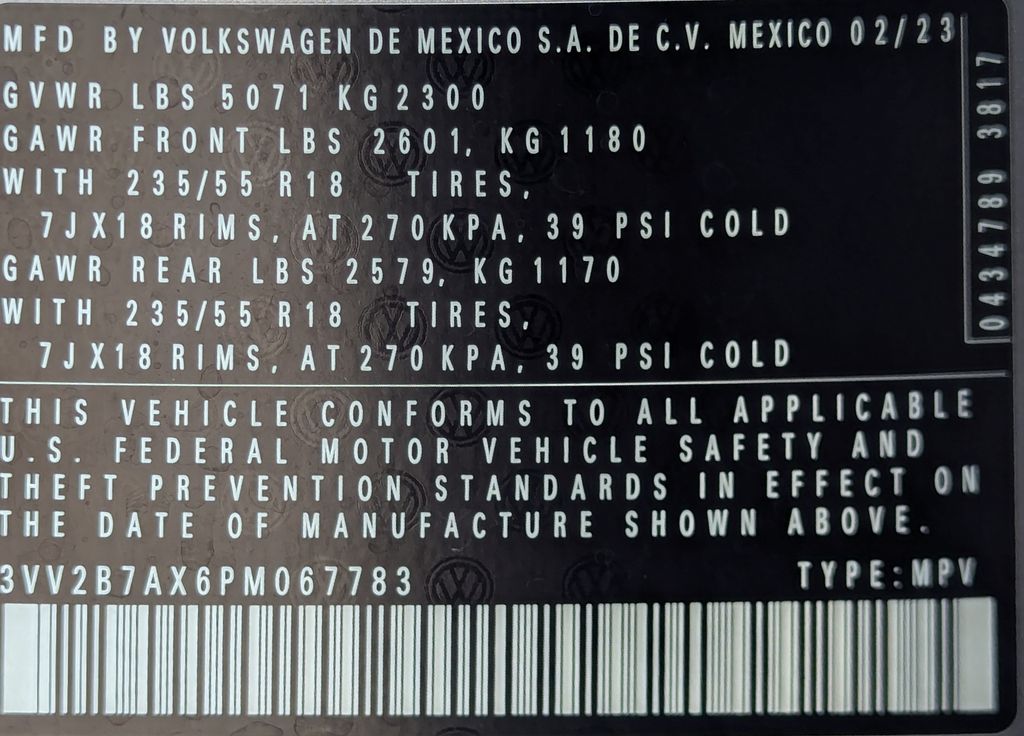 2023 Volkswagen Tiguan 2.0T SE 38