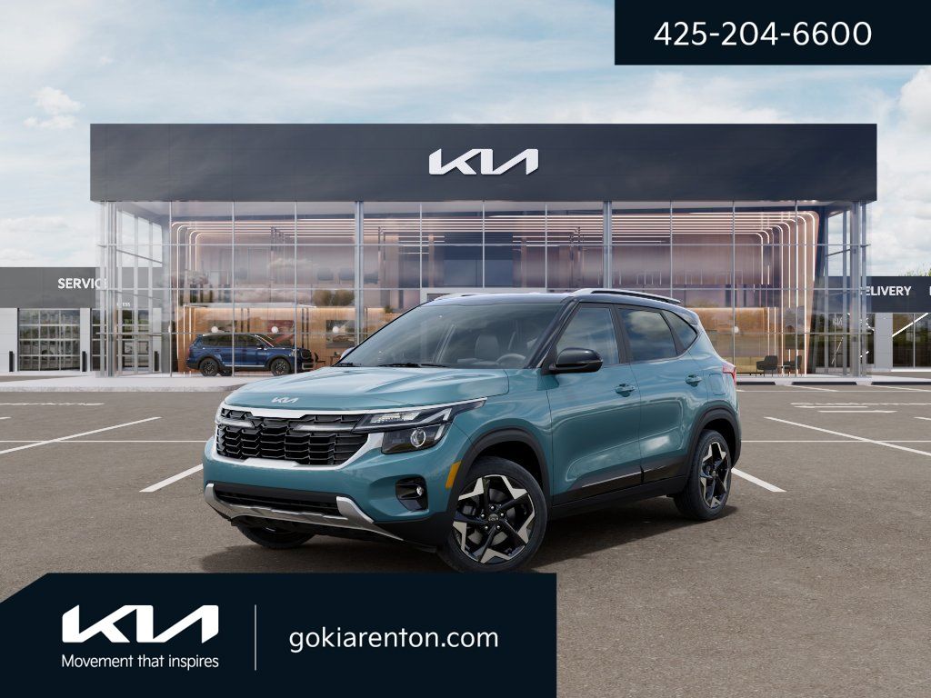 Pluton Blue/Black Roof 2026 Kia Seltos SUV / Crossover All-Wheel Drive Continuously Variable Transmission