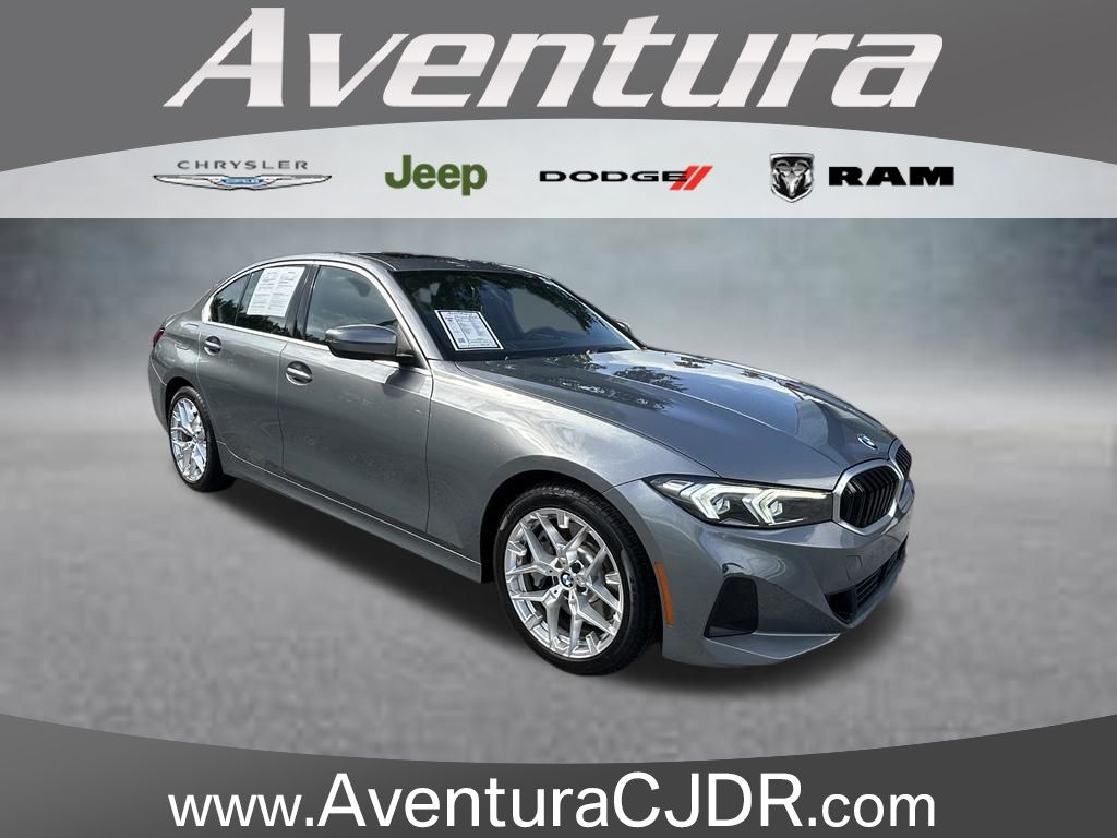 Gray Metallic 2025 BMW 3 Series Sedan Rear-Wheel Drive 8-Speed Automatic