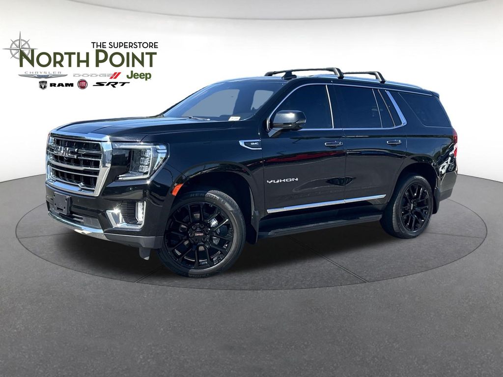 Onyx Black 2022 GMC Yukon SUV / Crossover Four-Wheel Drive 