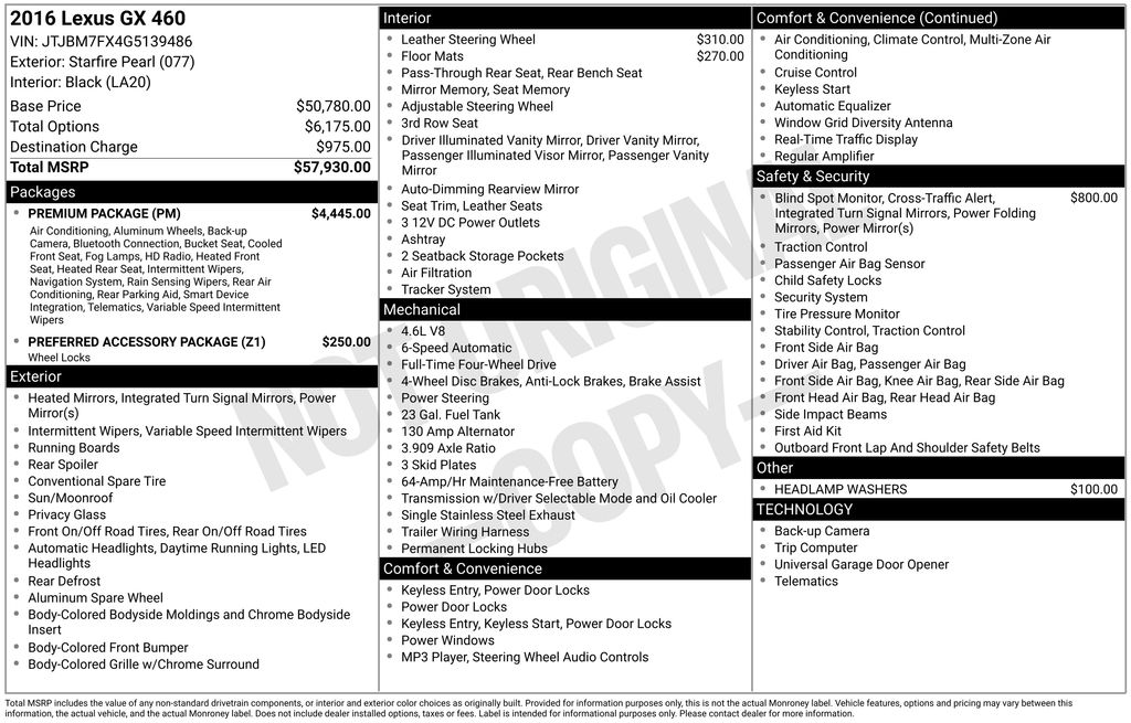 2016 Lexus GX 460 
