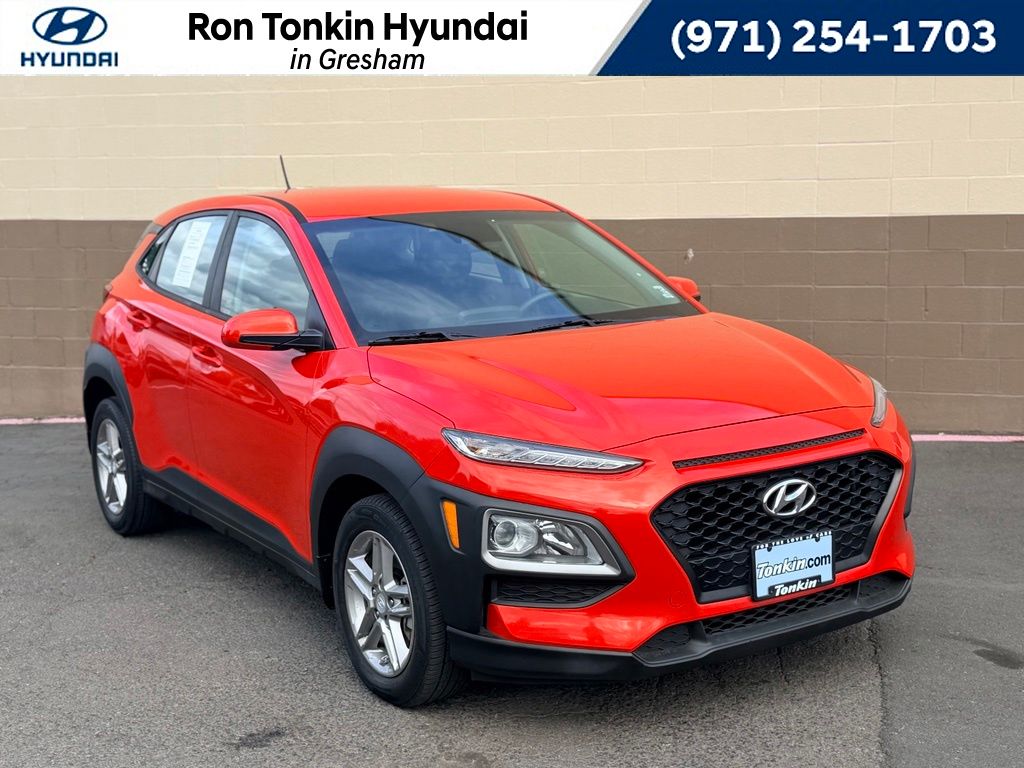 Sunset Orange 2019 Hyundai Kona SUV / Crossover All-Wheel Drive 6-Speed Automatic