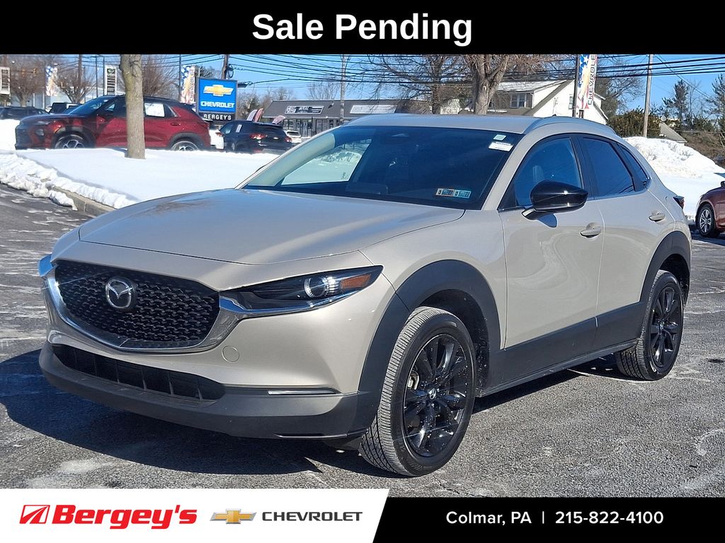 Gray (Platinum Quartz Metallic) 2024 Mazda CX-30 2.5 S Select Sport AWD SUV / Crossover All-Wheel Drive 6-Speed Automatic