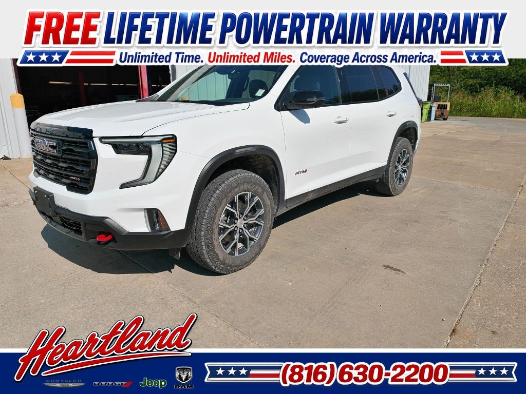 Summit White 2026 GMC Acadia SUV / Crossover Four-Wheel Drive 8-Speed Automatic