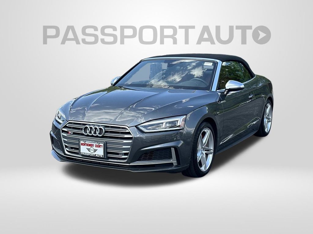 Daytona Gray Pearl Effect/Black Roof 2019 Audi S5 3.0T quattro Premium Plus Cabriolet AWD Convertible All-Wheel Drive Automatic