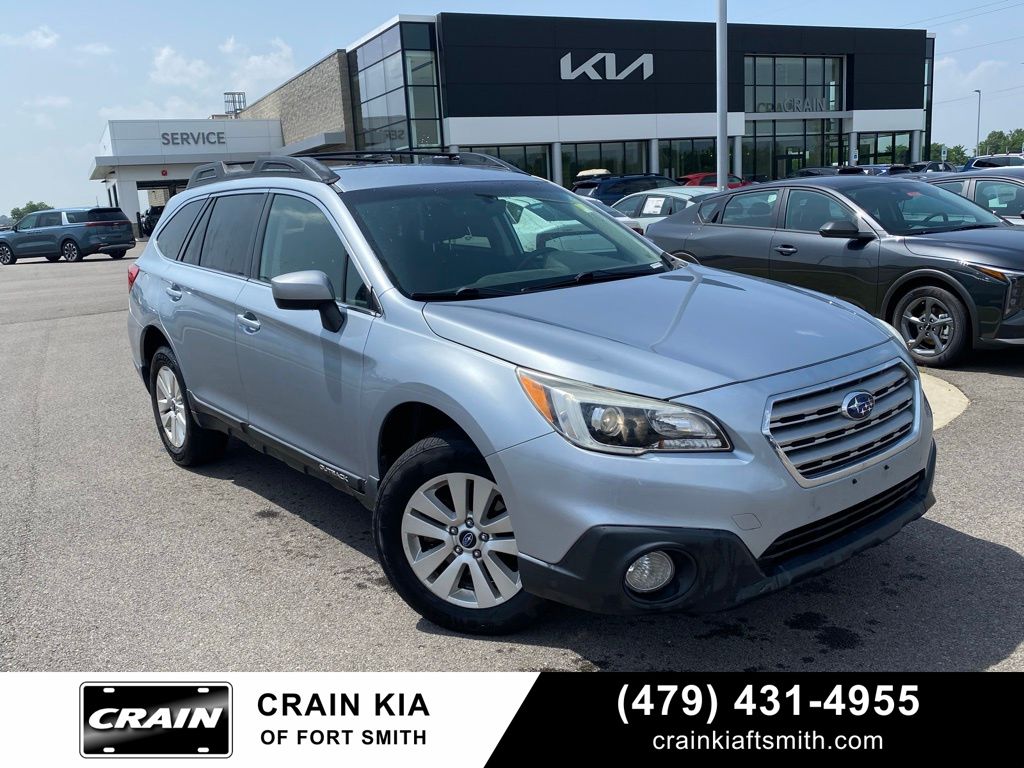 Ice Silver Metallic 2017 Subaru Outback 2.5i Premium AWD Wagon All-Wheel Drive Continuously Variable Transmission