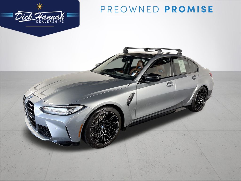 Skyscraper Gray Metallic 2024 BMW M3 Competition xDrive AWD Sedan All-Wheel Drive 8-Speed Automatic