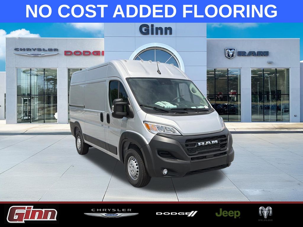 Bright Silver Clearcoat Metallic 2026 RAM ProMaster Van 9-Speed Automatic
