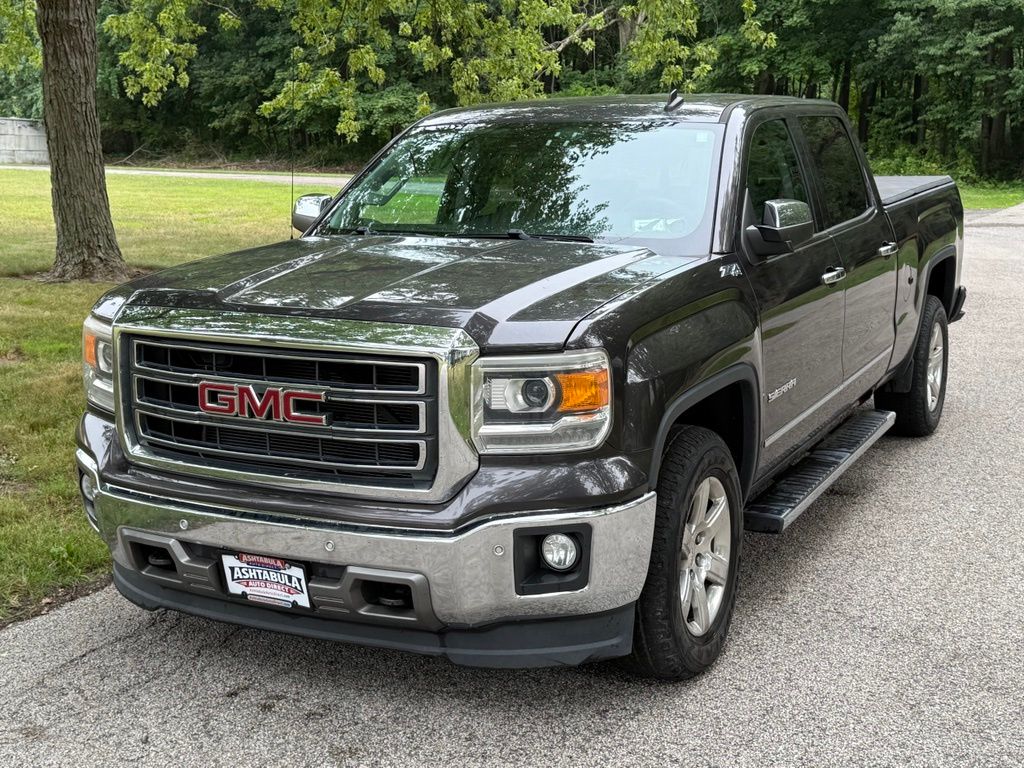 Gray (Iridium Metallic) 2014 GMC Sierra 1500 Pickup Truck Four-Wheel Drive 6-Speed Automatic Overdrive