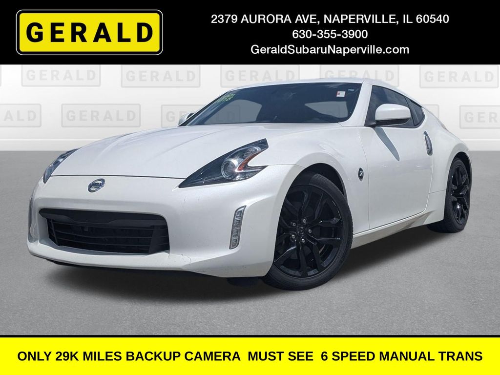 White 2018 Nissan 370Z Coupe Rear-Wheel Drive 6-Speed Manual
