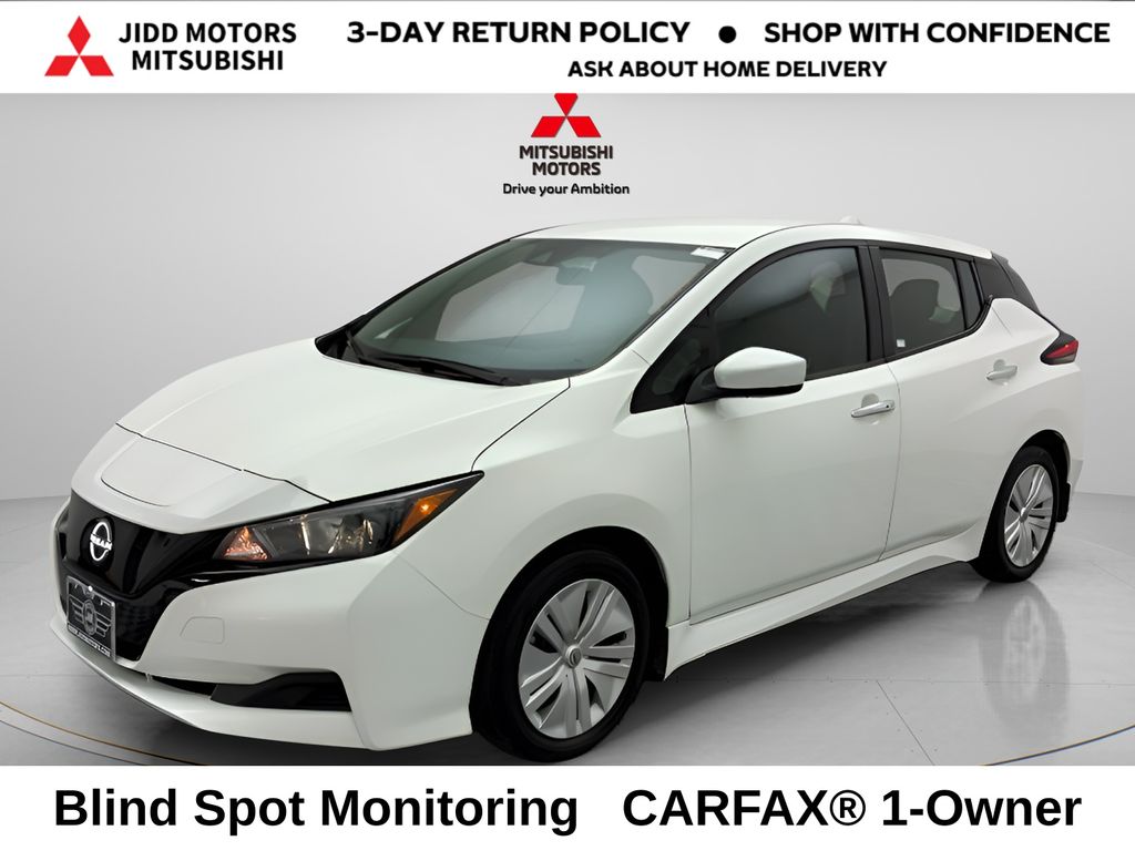 Glacier White 2025 Nissan LEAF Hatchback Front-Wheel Drive Automatic