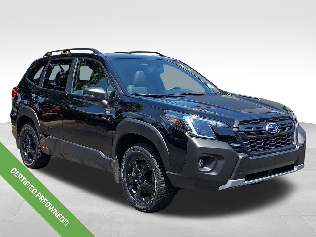 Crystal Black Silica 2025 Subaru Forester SUV / Crossover All-Wheel Drive Continuously Variable Transmission