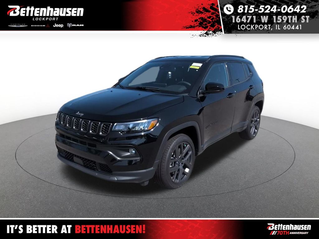 Diamond Black 2026 Jeep Compass SUV / Crossover Four-Wheel Drive 8-Speed Automatic