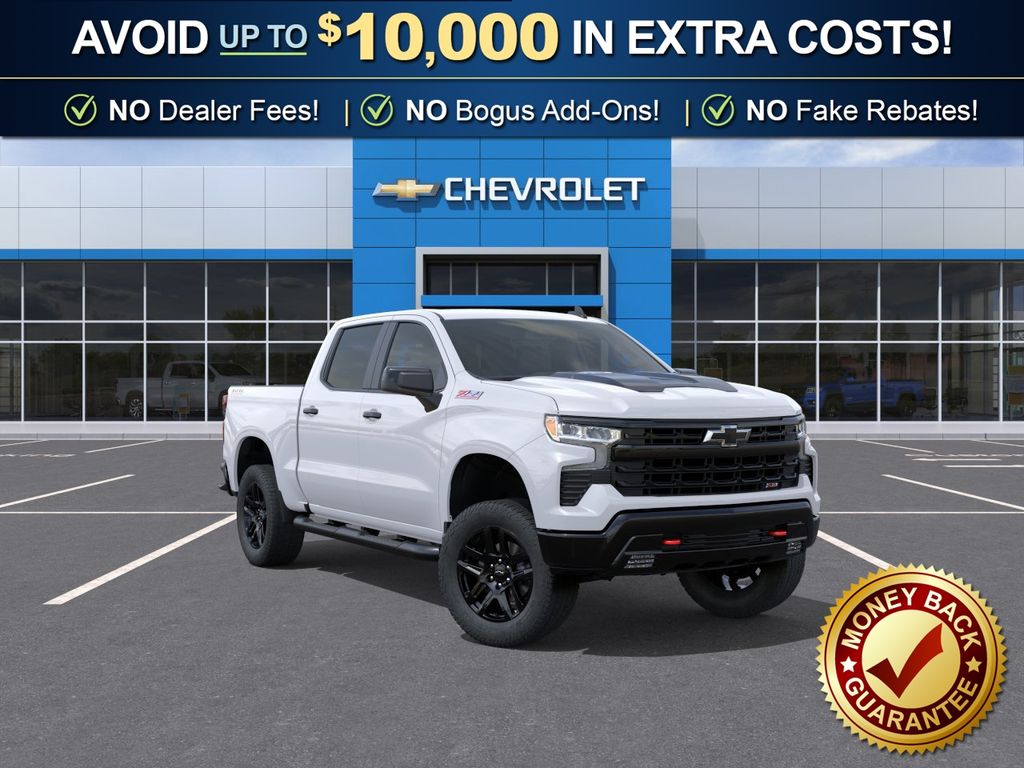 Summit White 2026 Chevrolet Silverado 1500 Pickup Truck Four-Wheel Drive Automatic