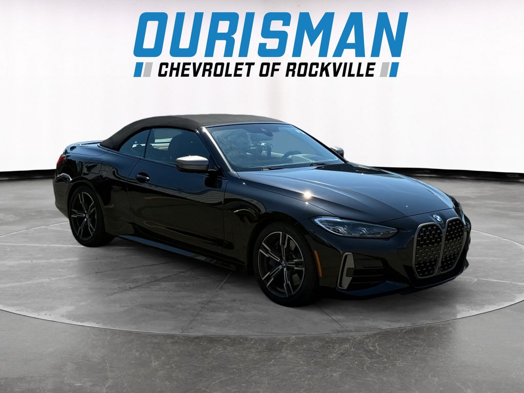 Black Sapphire Metallic 2023 BMW 4 Series Convertible Rear-Wheel Drive 8-Speed Automatic