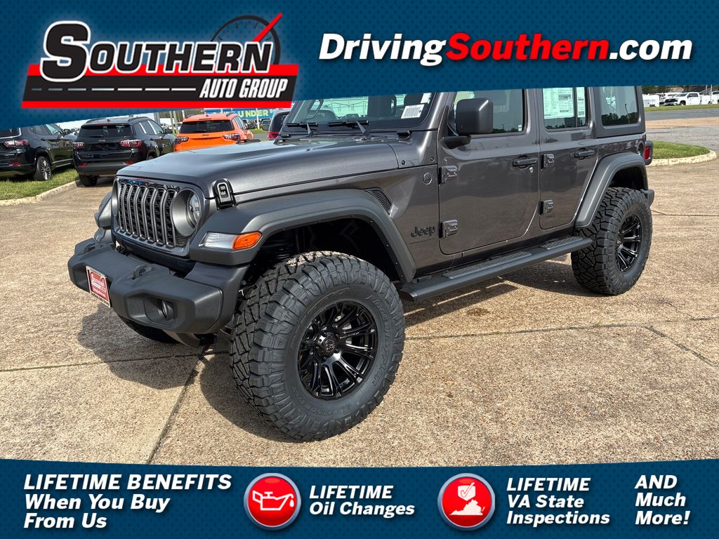 Gray (Granite Crystal Metallic Clearcoat) 2026 Jeep Wrangler SUV / Crossover Four-Wheel Drive 8-Speed Automatic