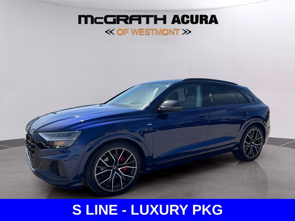Blue 2023 Audi Q8 quattro Prestige 55 TFSI SUV / Crossover All-Wheel Drive 8-Speed Automatic