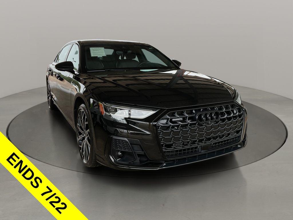 Mythos Black Metallic 2022 Audi A8 Sedan All-Wheel Drive 8-Speed Automatic