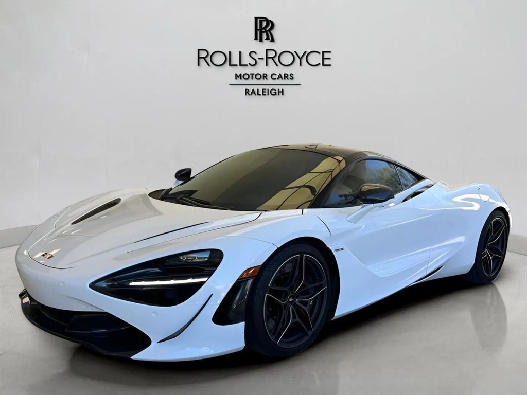 White 2018 McLaren 720S Coupe Rear-Wheel Drive 7-Speed Automatic
