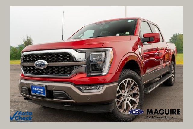 Red Metallic 2023 Ford F-150 Pickup Truck Four-Wheel Drive Automatic