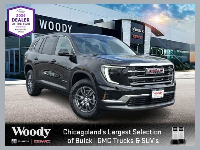 Black (Ebony Twilight Metallic) 2026 GMC Acadia SUV / Crossover Four-Wheel Drive 8-Speed Automatic