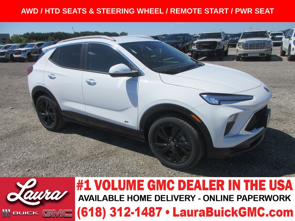 Summit White 2026 Buick Encore GX SUV / Crossover All-Wheel Drive 9-Speed Automatic