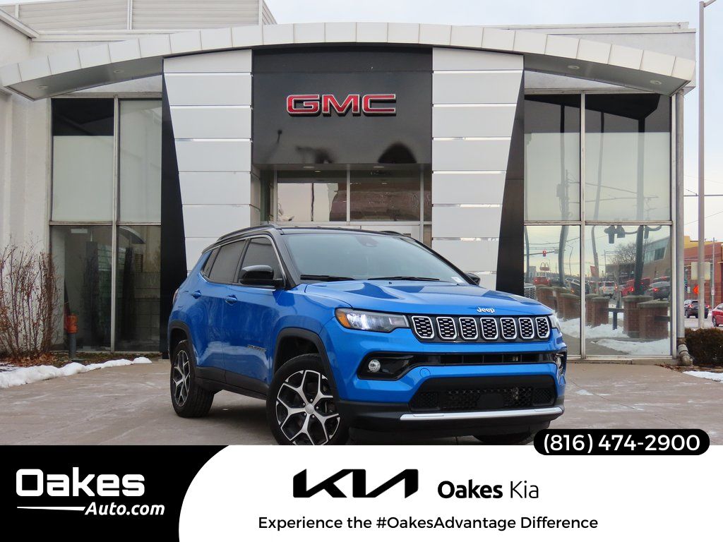 Hydro Blue Pearlcoat 2024 Jeep Compass Limited 4WD SUV / Crossover Four-Wheel Drive 8-Speed Automatic