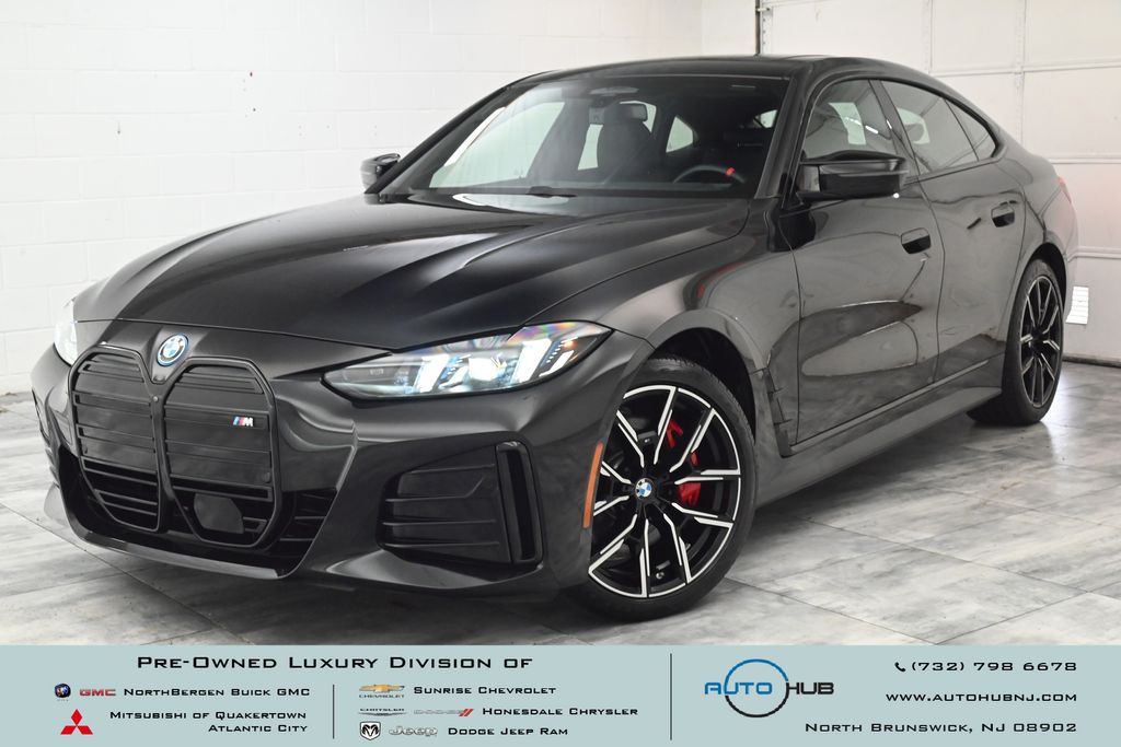 Black Sapphire Metallic 2025 BMW i4 Sedan All-Wheel Drive Automatic