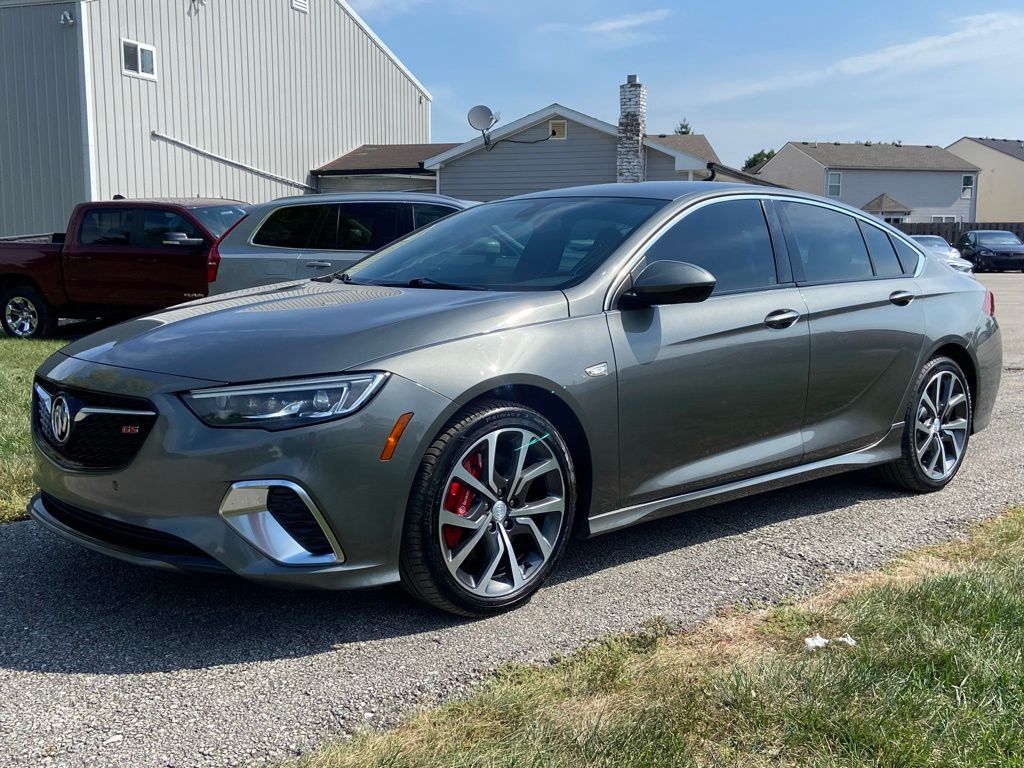 Smoked Pearl Metallic 2019 Buick Regal Sportback Sedan All-Wheel Drive 9-Speed Automatic