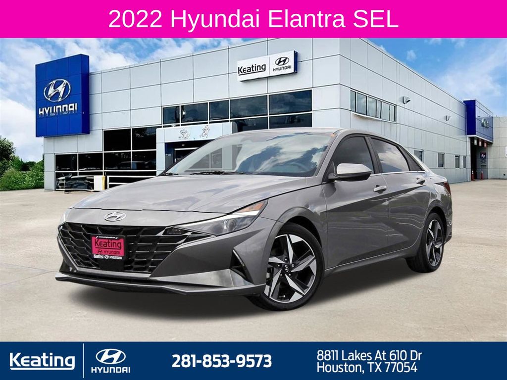 Fluid Metal 2022 Hyundai Elantra Sedan Front-Wheel Drive Continuously Variable Transmission