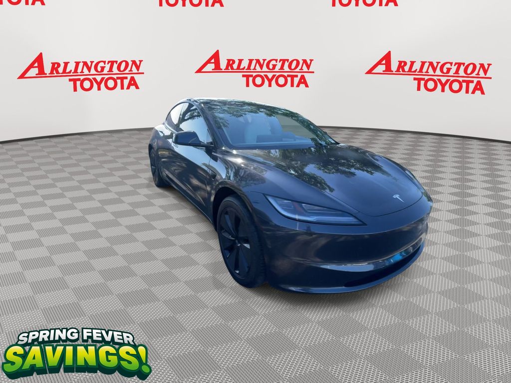 Used 2025 Tesla Model 3 Long Range with VIN 5YJ3E1EA4SF015918 for sale in Jacksonville, FL