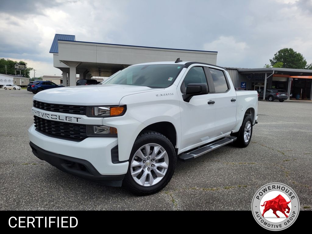 Summit White 2021 Chevrolet Silverado 1500 Pickup Truck 4X2 8-Speed Automatic