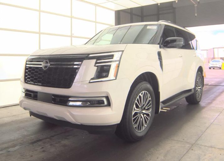 Aspen White 2025 Nissan Armada SUV / Crossover 4X2 9-Speed Automatic