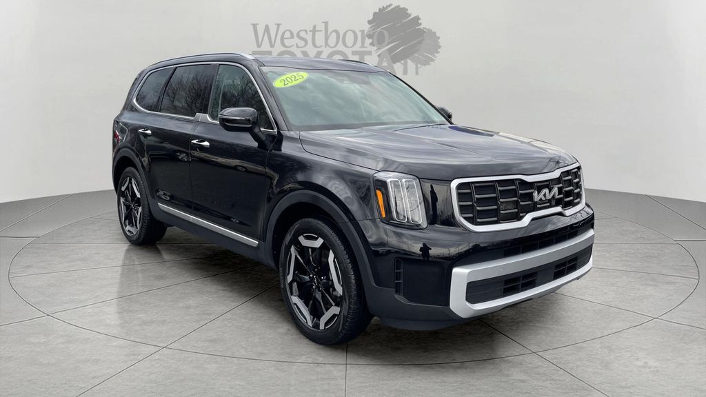 Ebony Black 2025 Kia Telluride S AWD SUV / Crossover All-Wheel Drive 8-Speed Automatic