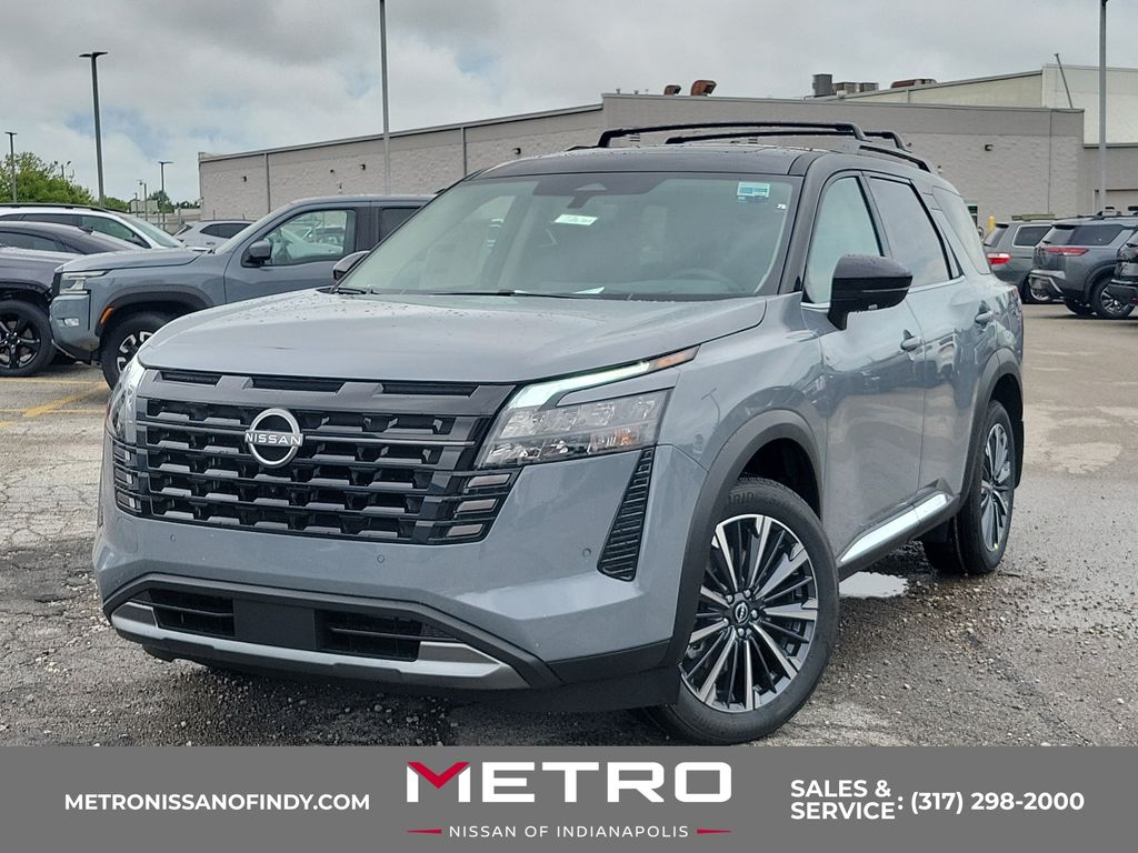 Boulder Gray/Super Black 2026 Nissan Pathfinder SUV / Crossover All-Wheel Drive 9-Speed Automatic