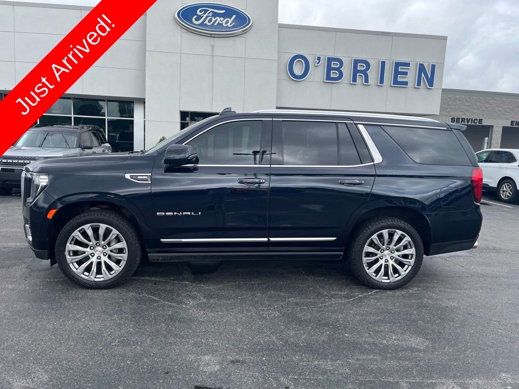 Midnight Blue Metallic 2022 GMC Yukon Denali 4WD SUV / Crossover Four-Wheel Drive