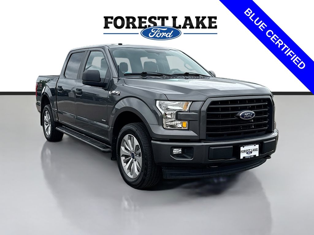 Gray (Magnetic Metallic) 2017 Ford F-150 Pickup Truck Four-Wheel Drive 6-Speed Automatic