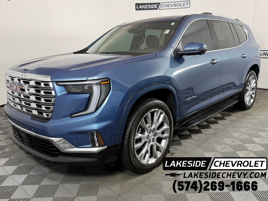 Downpour Metallic 2025 GMC Acadia Denali AWD SUV / Crossover Four-Wheel Drive 8-Speed Automatic