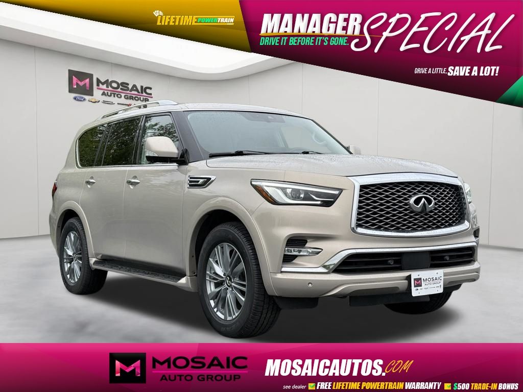 Champagne Quartz 2023 INFINITI QX80 SUV / Crossover All-Wheel Drive 7-Speed Automatic